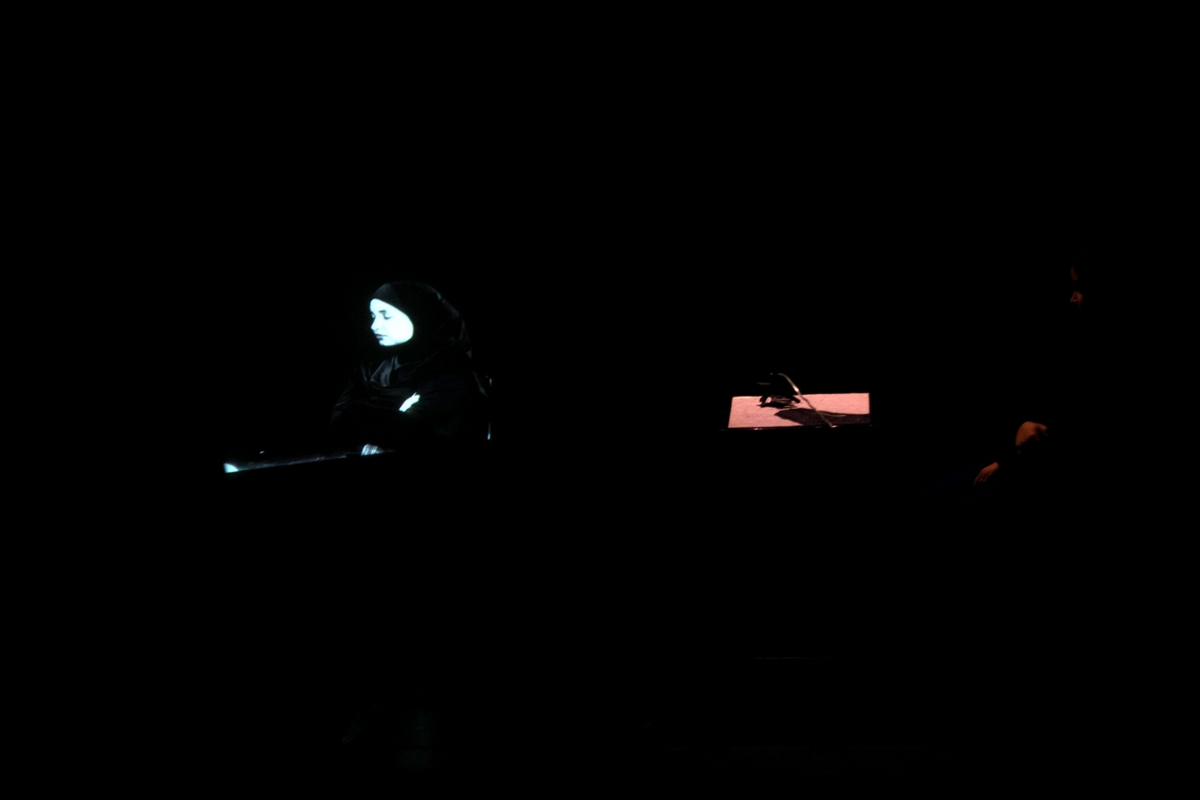 on. Digital photo from spectacle